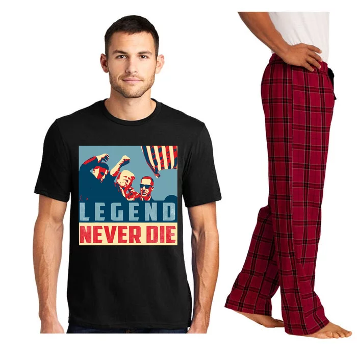 Legend Never Die Trump 2024 President Support Vote For Trump Pajama Set