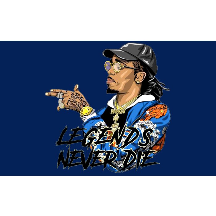 Legend Never Dies RIP Takeoff Rapper Rest In Peace Bumper Sticker