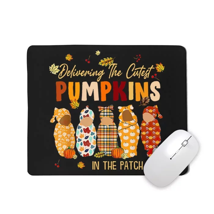 L&D Nurse Delivering The Cutest Pumpkins In The Patch Fall Mousepad