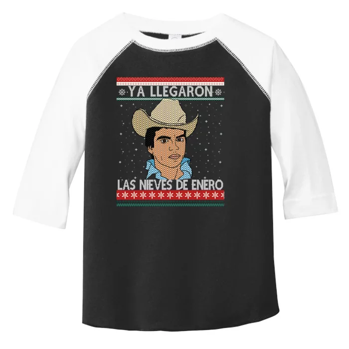 Las Nieves De Enero El Rey Del Corrido Mexican Christmas Toddler Fine Jersey T-Shirt