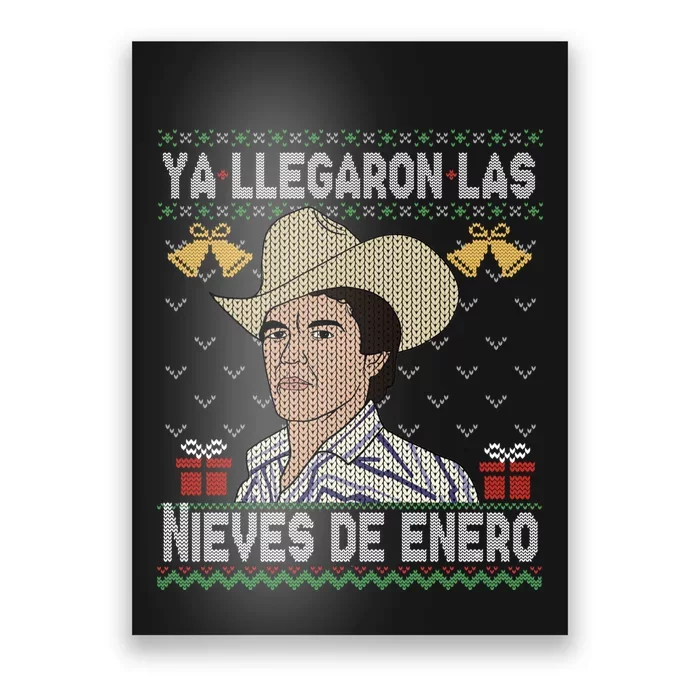 Las nieves de Enero El Rey del Corrido Mexican Christmas Poster