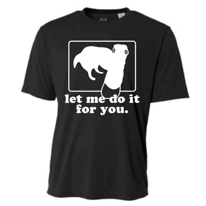 Long Nose Dog Meme Let Me Do It For You Borzoi Dog Meme Cooling Performance Crew T-Shirt