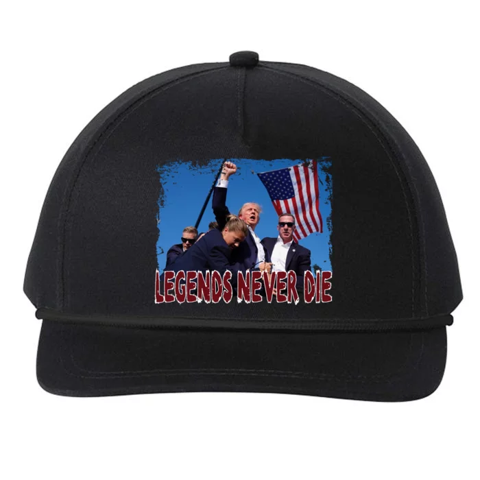 Legends Never Die Donald Trump Snapback Five-Panel Rope Hat