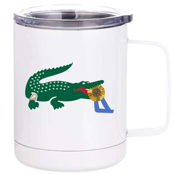 Lacoste Novak Djokovic Winning The Gold Medal Logo Front & Back 12oz Stainless Steel Tumbler Cup