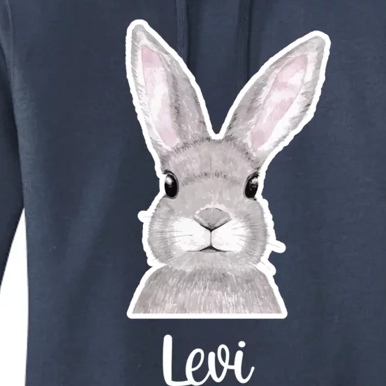 Levi Name Easter Bunny Custom Name Good Friday Gift Women's Pullover Hoodie