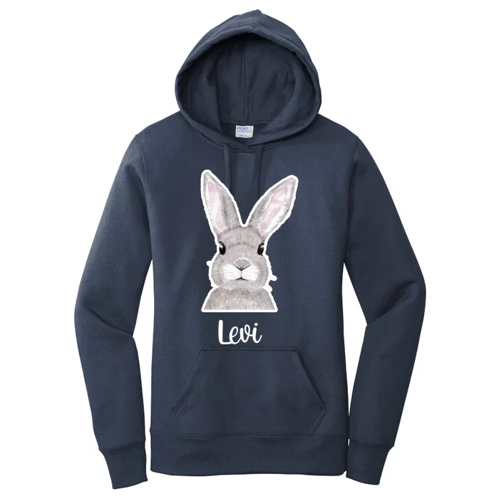 Levi Name Easter Bunny Custom Name Good Friday Gift Women's Pullover Hoodie