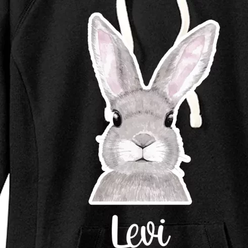 Levi Name Easter Bunny Custom Name Good Friday Cute Gift Women's Fleece Hoodie