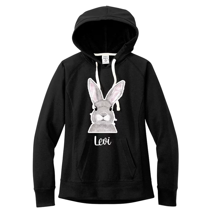 Levi Name Easter Bunny Custom Name Good Friday Cute Gift Women's Fleece Hoodie