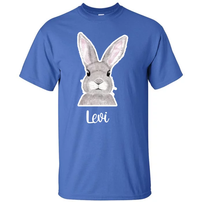 Levi Name Easter Bunny Custom Name Good Friday Cute Gift Tall T-Shirt