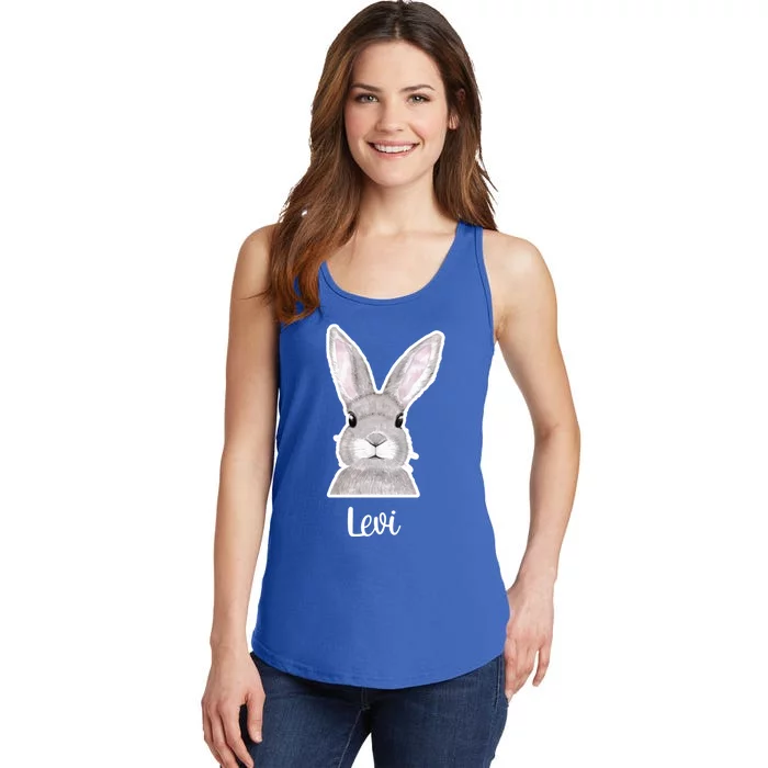 Levi Name Easter Bunny Custom Name Good Friday Cute Gift Ladies Essential Tank