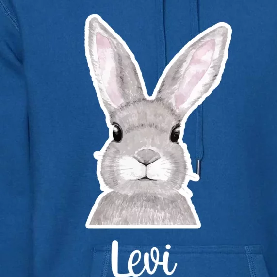 Levi Name Easter Bunny Custom Name Good Friday Cute Gift Premium Hoodie