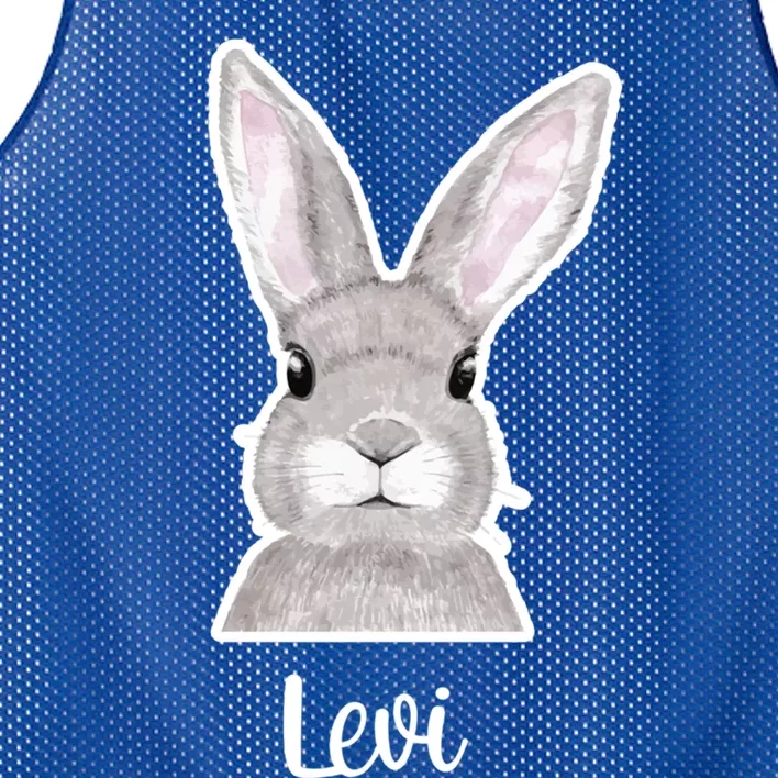 Levi Name Easter Bunny Custom Name Good Friday Cute Gift Mesh Reversible Basketball Jersey Tank