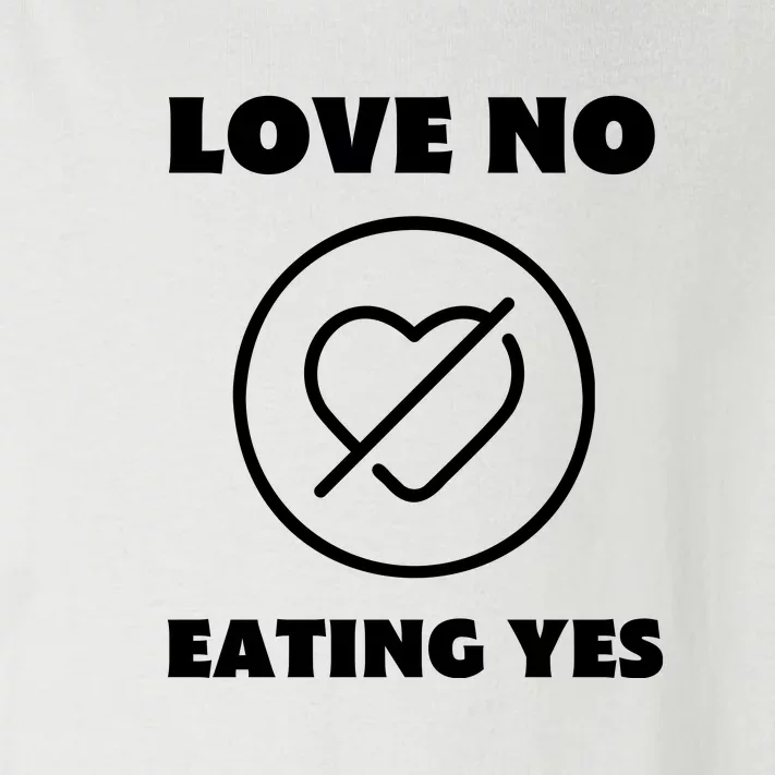 Love No Eating Yes Heart Toddler Long Sleeve Shirt