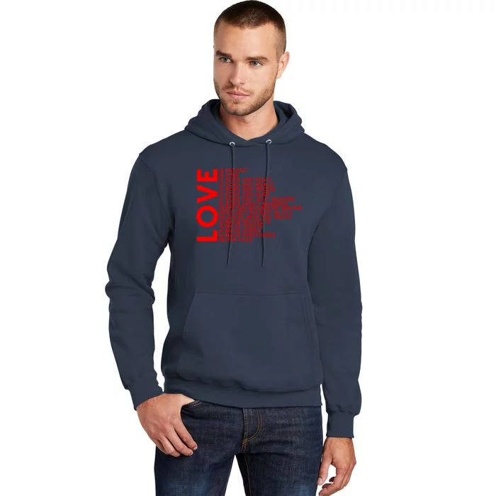 Love Never Fails Tall Hoodie