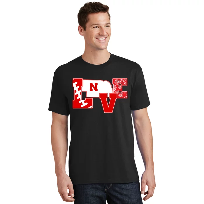 Love Nebraska Football T-Shirt