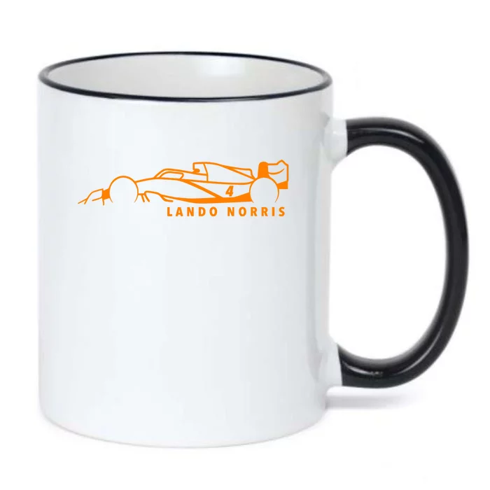 Lando Norris F1 Racing Driver Black Color Changing Mug