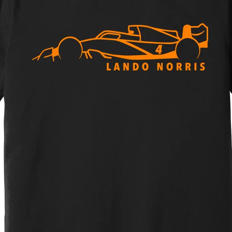 Lando Norris F1 Racing Driver Premium T-Shirt