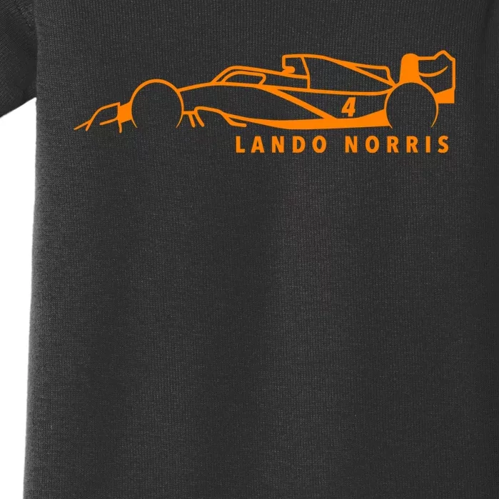 Lando Norris F1 Racing Driver Baby Bodysuit