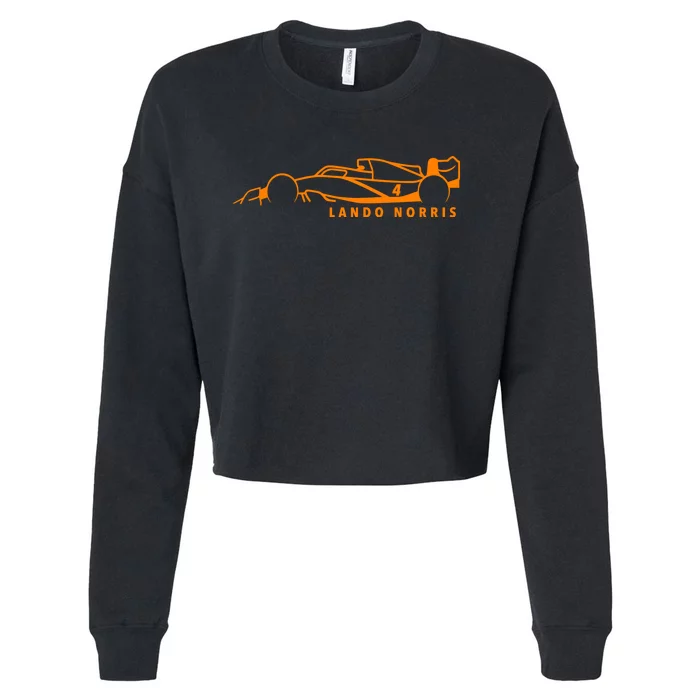 Lando Norris F1 Racing Driver Cropped Pullover Crew