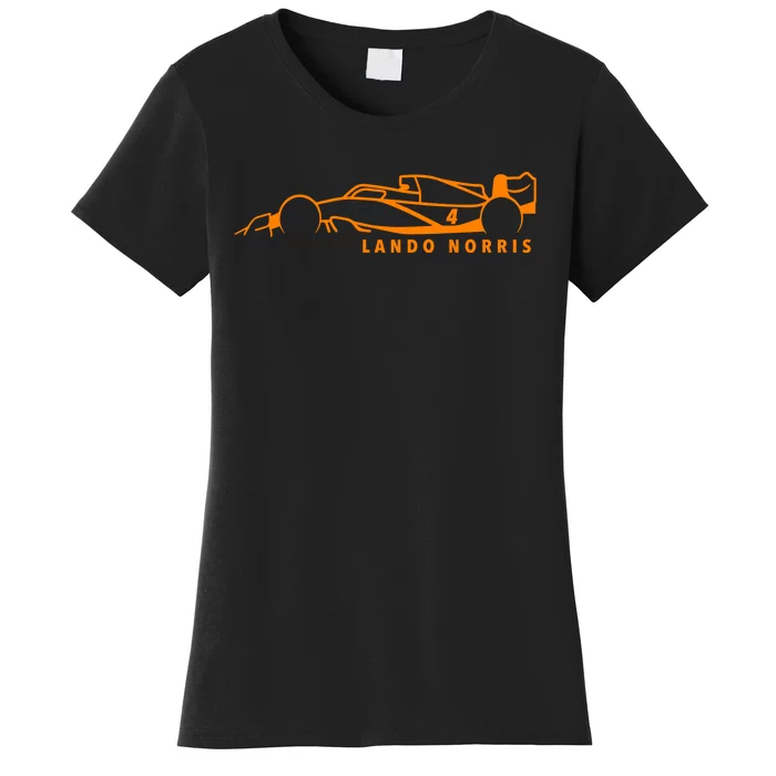 Lando Norris F1 Racing Driver Women's T-Shirt