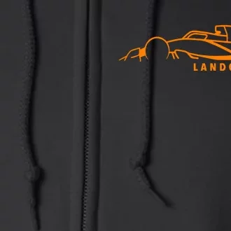 Lando Norris F1 Racing Driver Full Zip Hoodie