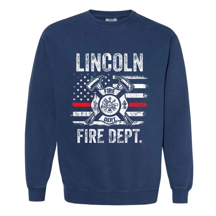 Lincoln Nebraska Fire Department Nebraska Firefighter Garment-Dyed Sweatshirt