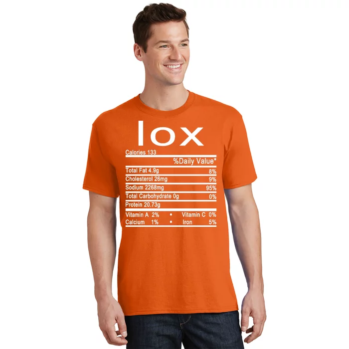 Lox Nutrition Facts Label T-Shirt