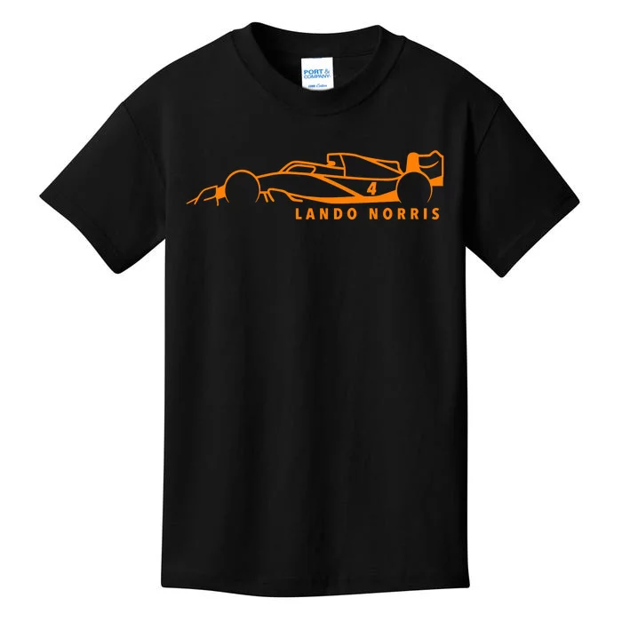 Lando Norris F1 Racing Driver Kids T-Shirt