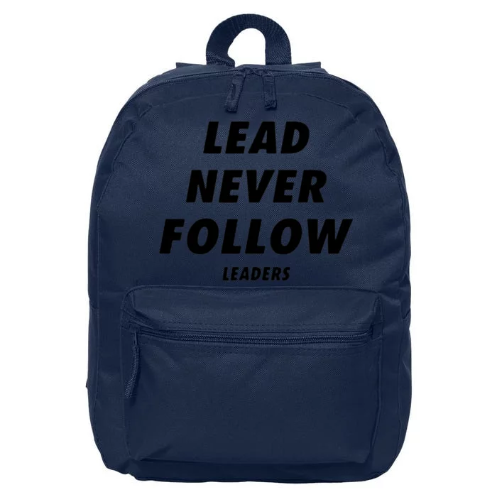 Lead Never Follow 16 in Basic Backpack