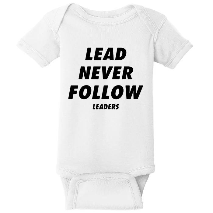 Lead Never Follow Baby Bodysuit