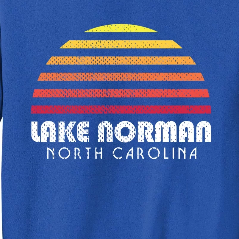 Lake Nor Gift Retro Distressed Sunset Lake Nor Gift Sweatshirt