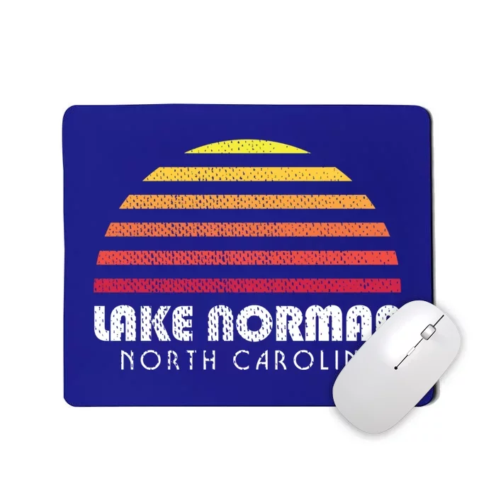 Lake Nor Gift Retro Distressed Sunset Lake Nor Gift Mousepad