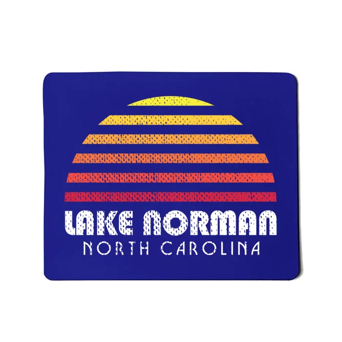 Lake Nor Gift Retro Distressed Sunset Lake Nor Gift Mousepad