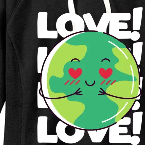 Love Nature Gift Earth Day Save Earth Inspiration Gift Women's Fleece Hoodie