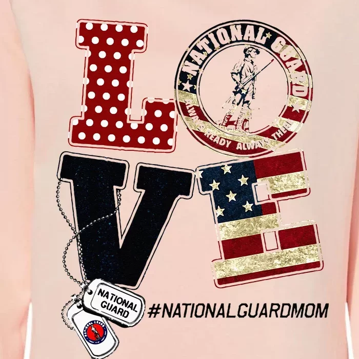 Love National Guard Mom Graduation Proud National Guard Mom Womens California Wash Sweatshirt