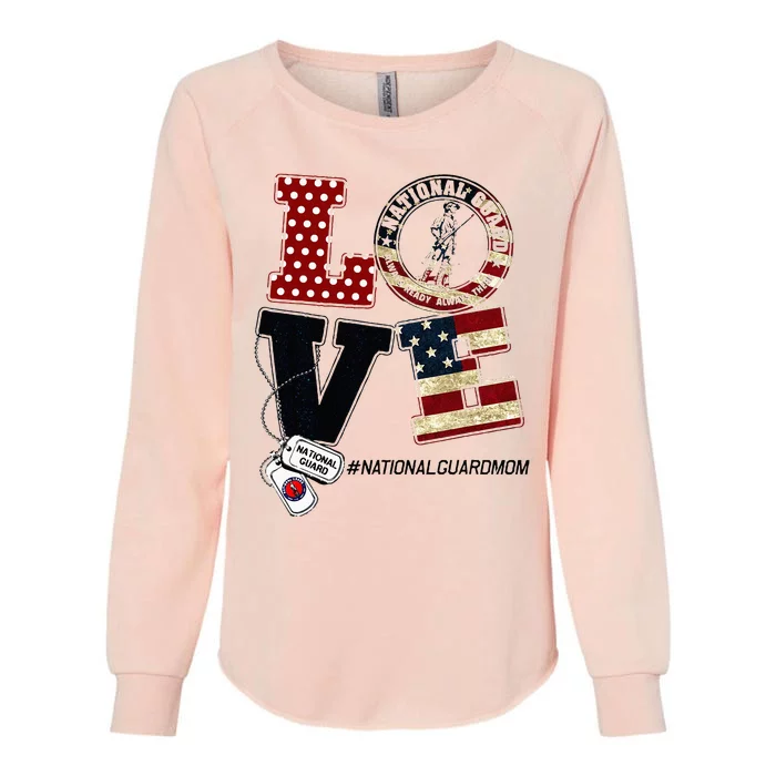 Love National Guard Mom Graduation Proud National Guard Mom Womens California Wash Sweatshirt