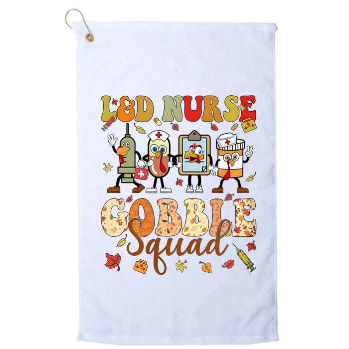 L&D Nurse Gobble Squad Thanksgiving Platinum Collection Golf Towel