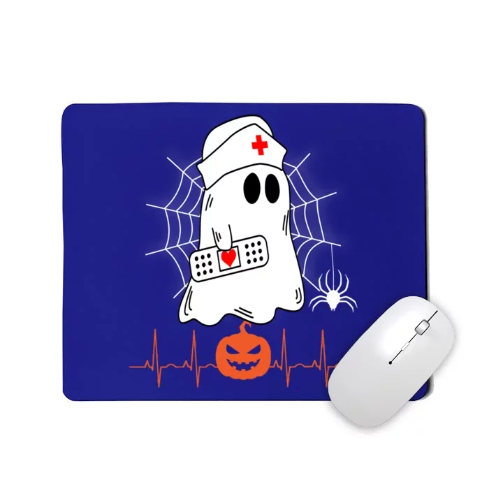 Love Nurse Halloween Pumpkin Fall Nurses Costume Great Gift Mousepad