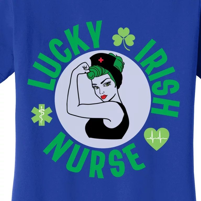 Lucky Nurse Irish St Day Patricks For Medical Healthcare Great Gift Women's T-Shirt