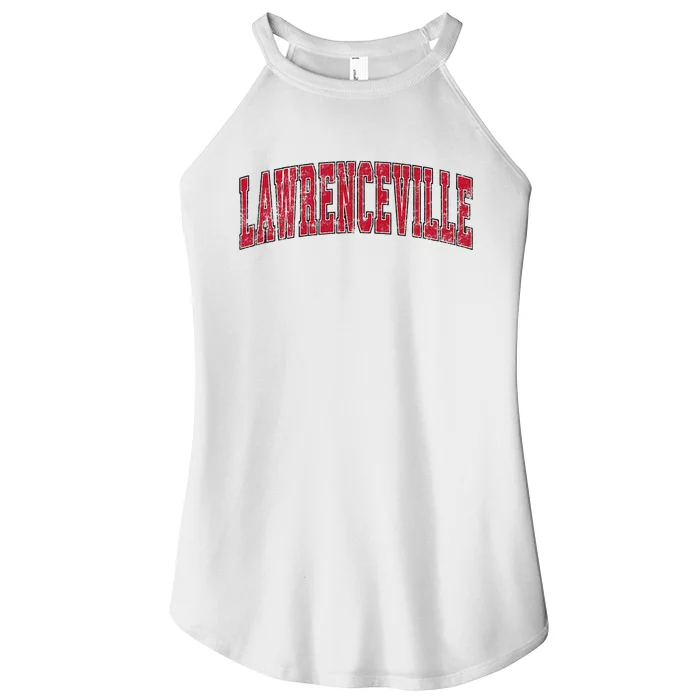 Lawrenceville New Jersey Nj Vintage Athletic Sports Women’s Perfect Tri Rocker Tank