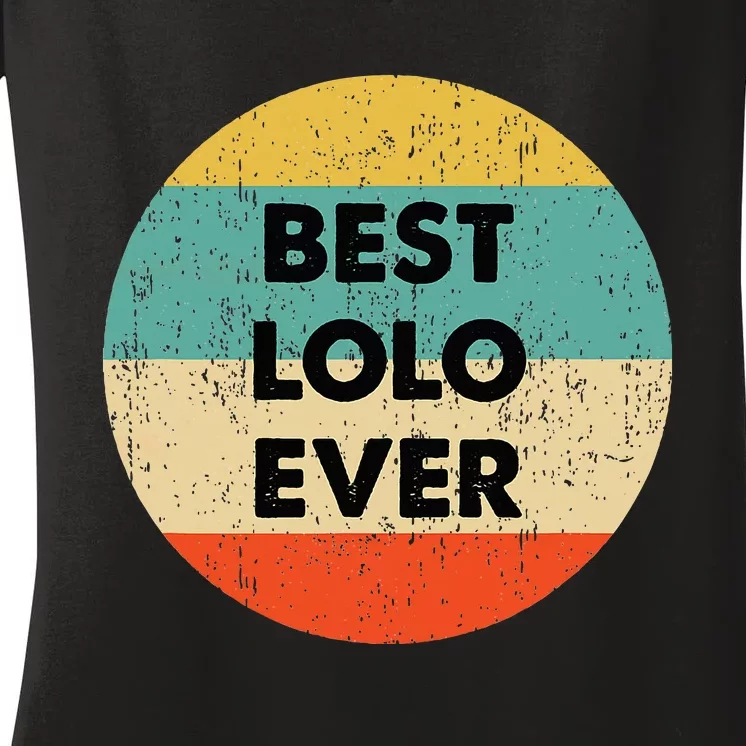 Lolo Name Women's V-Neck T-Shirt