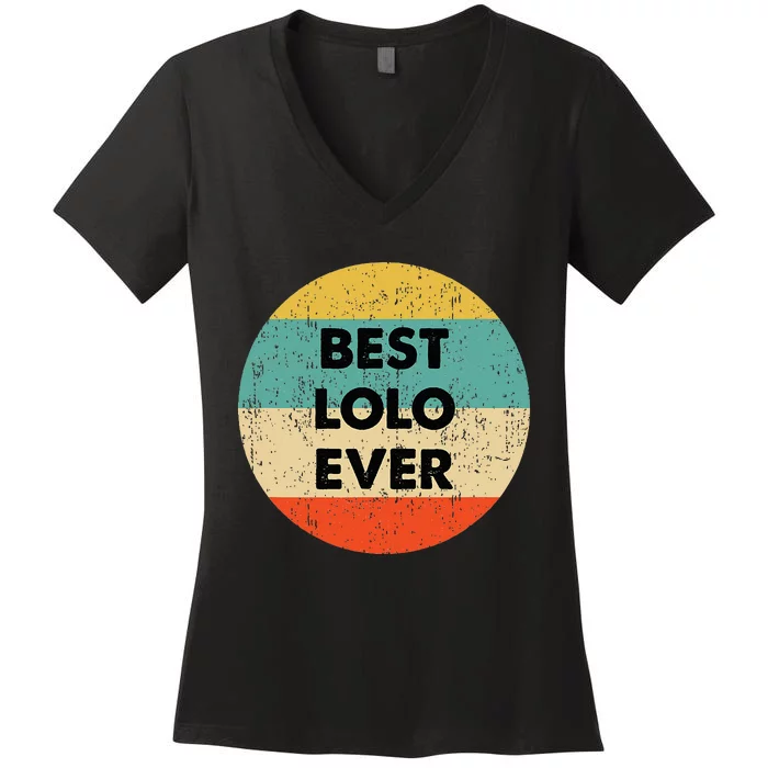 Lolo Name Women's V-Neck T-Shirt