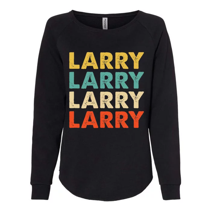 Larry Name Womens California Wash Sweatshirt