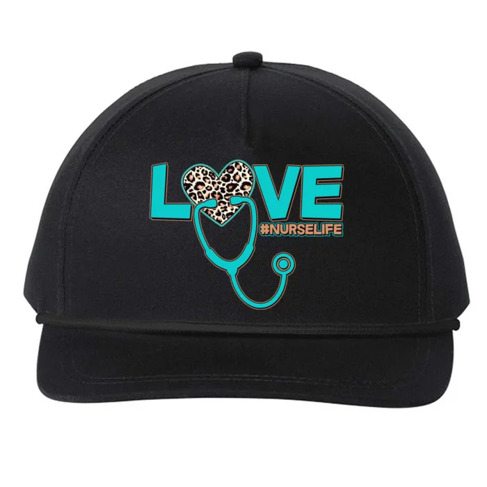 Love #Nurse Life Snapback Five-Panel Rope Hat