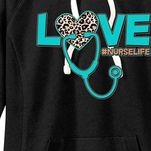 Love #Nurse Life Women's Fleece Hoodie