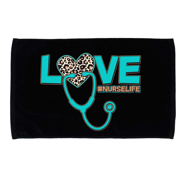 Love #Nurse Life Microfiber Hand Towel