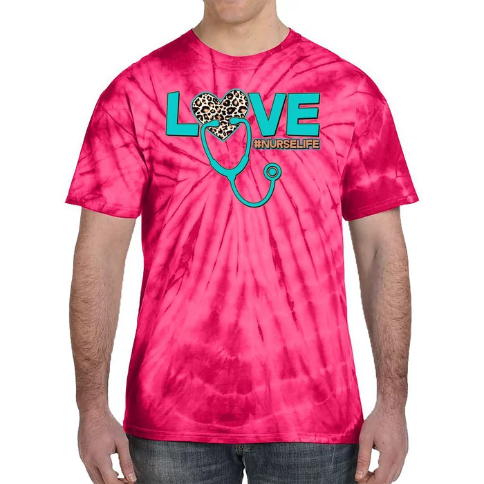 Love #Nurse Life Tie-Dye T-Shirt