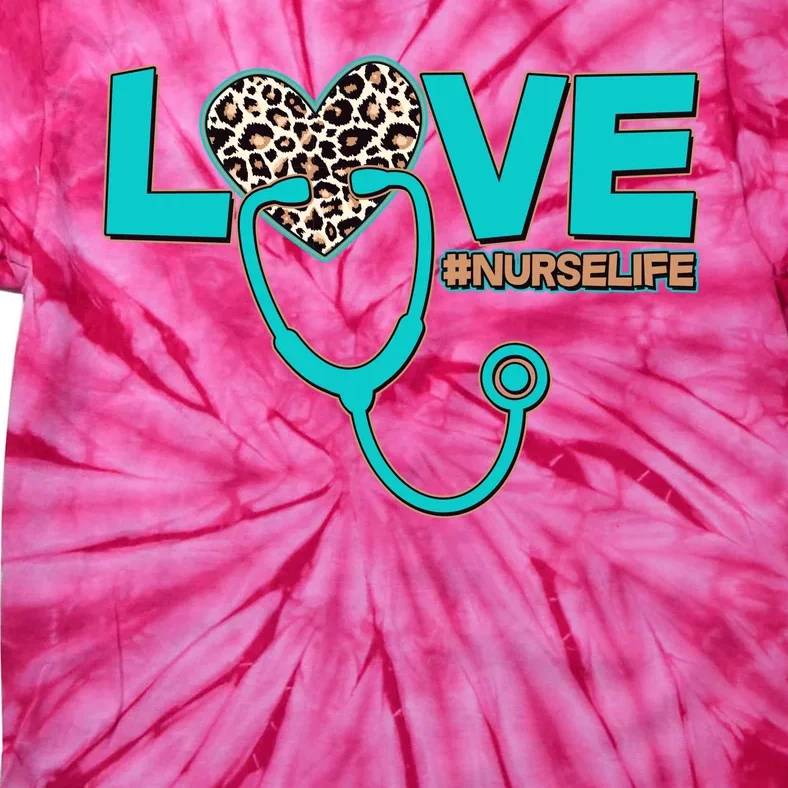 Love #Nurse Life Tie-Dye T-Shirt