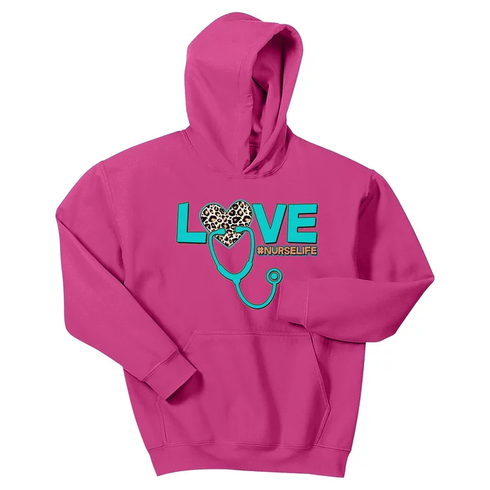 Love #Nurse Life Kids Hoodie