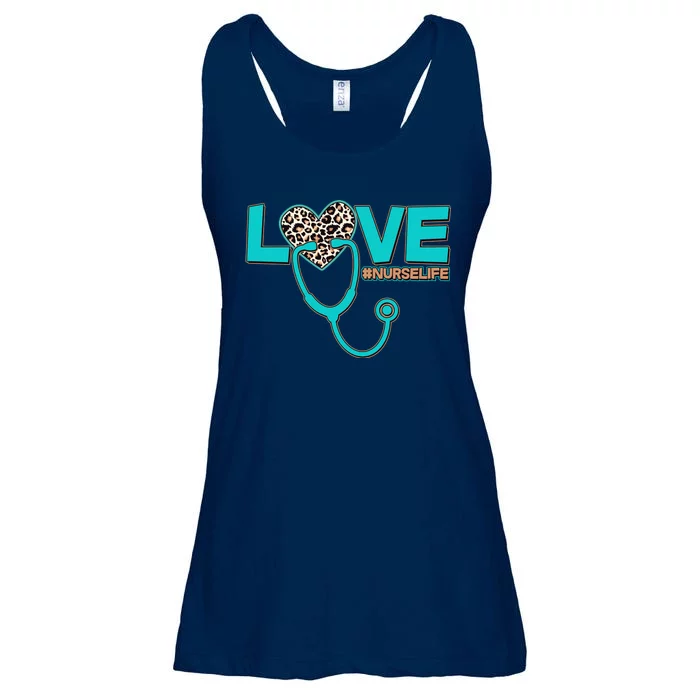 Love #Nurse Life Ladies Essential Flowy Tank